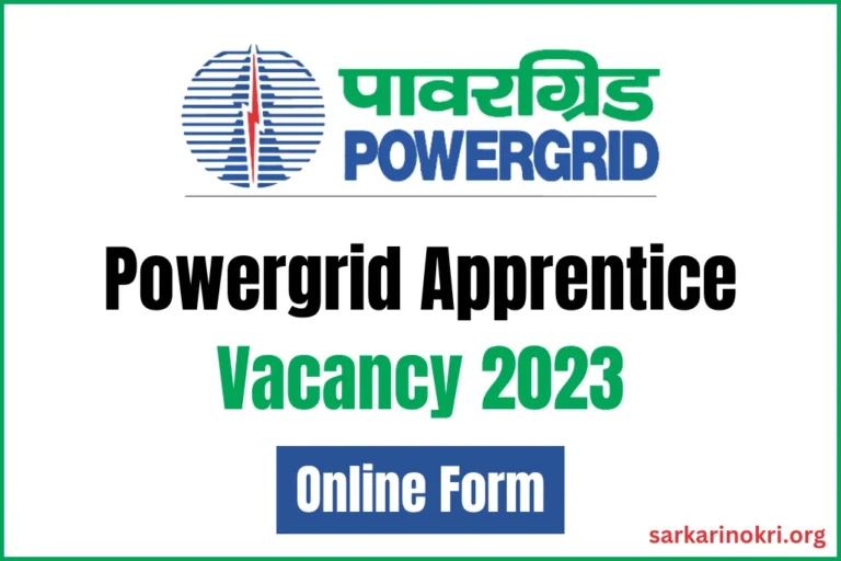 Powergrid PGCIL Apprentice Vacancy 2023