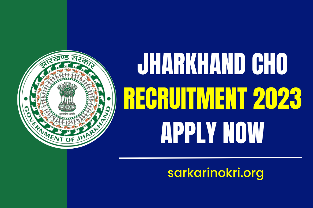 Jharkhand Community Health Officer Recruitment 2023