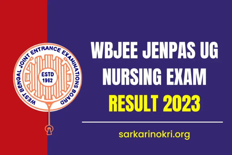 WBJEE JENPAS UG Result 2023-24 Merit List