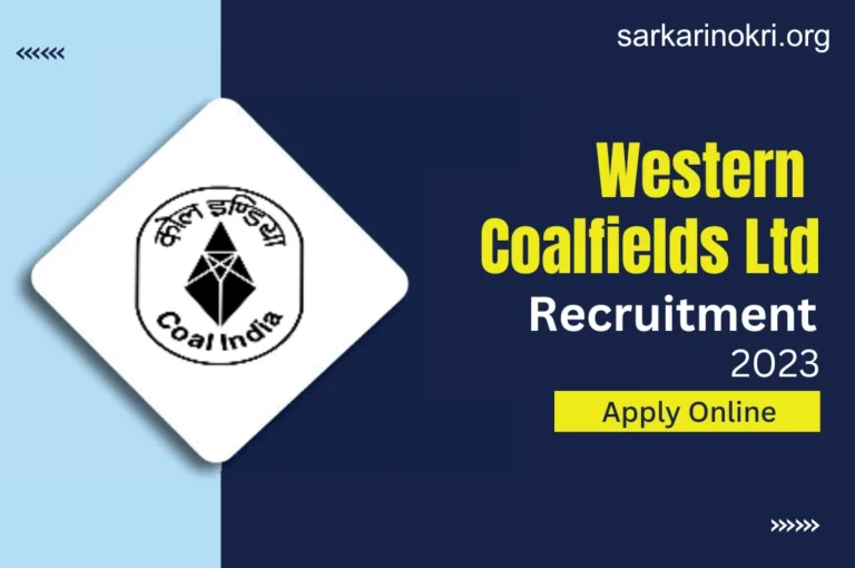 Western Coalfields Ltd Notification 2023 Apply Now