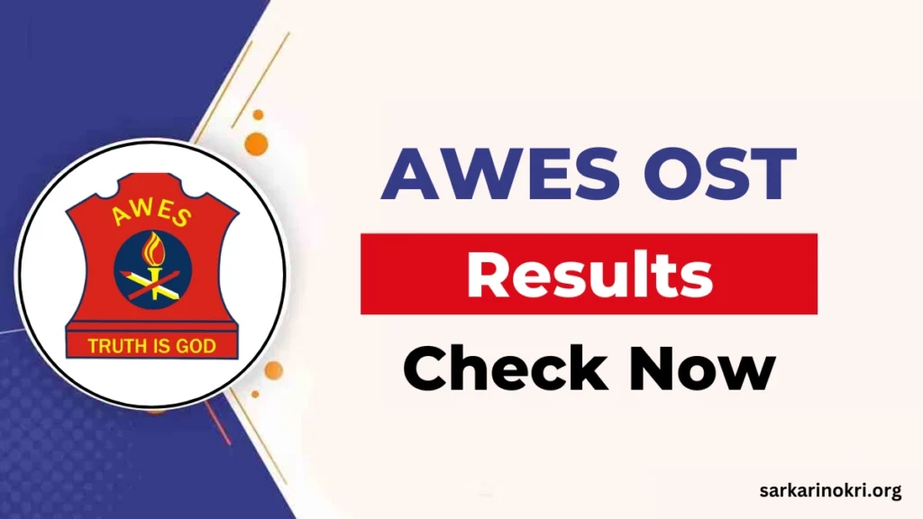 AWES Online Screening Test OST Result 2023