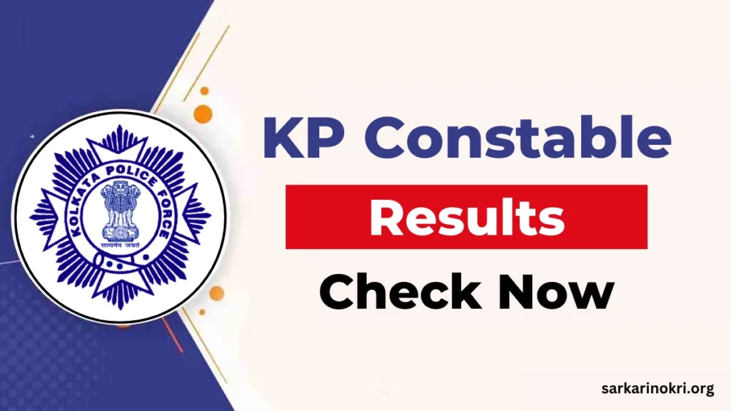 Kolkata police results merit list
