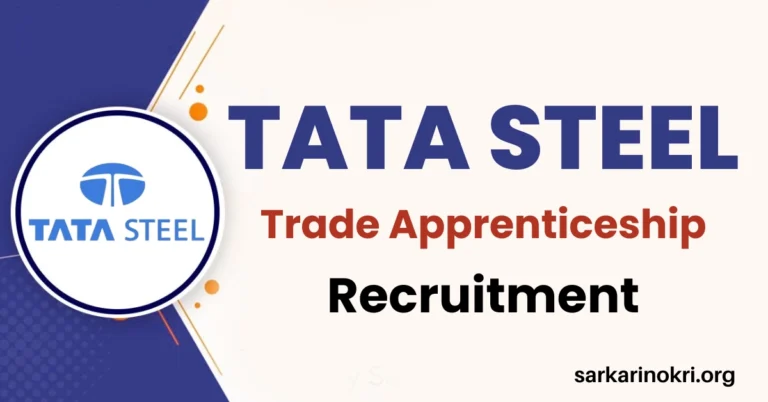 Tata Steel Apprenticeship Vacancy 2024